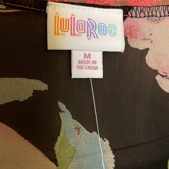 LuLaRoe Flowered Shirley Kimono Size Medium New With Tags - Picture 5 of 11